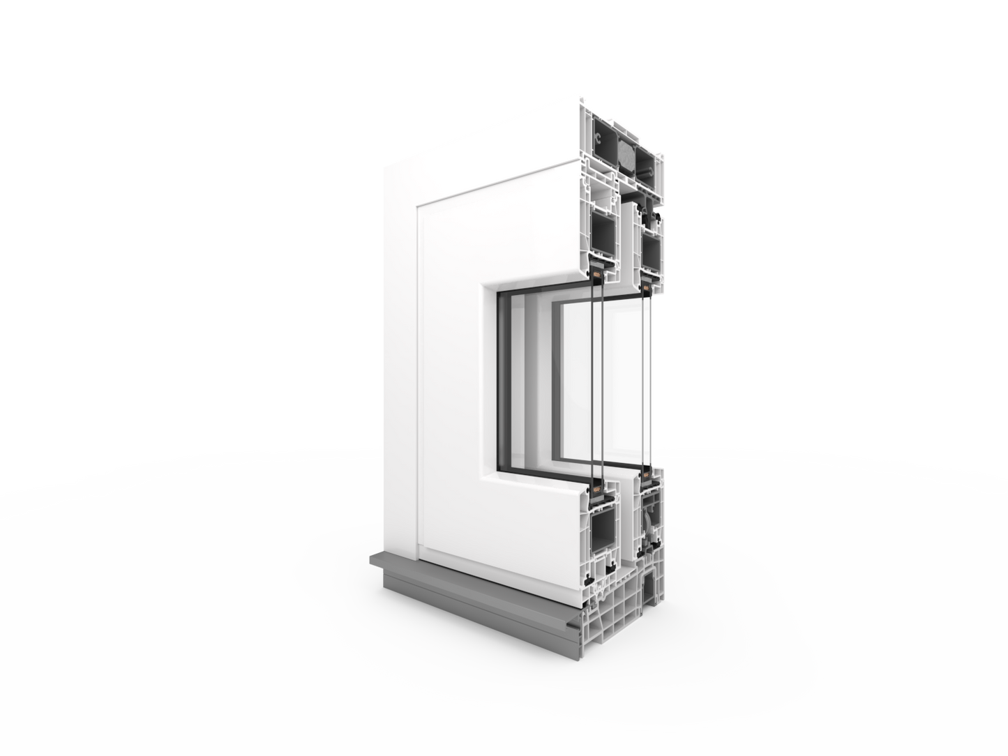 Système levant-coulissant PVC HST85