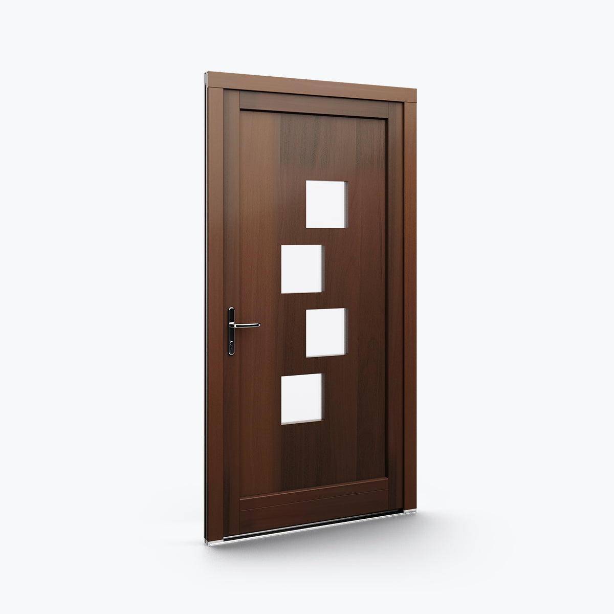 Porte d'entrée bois